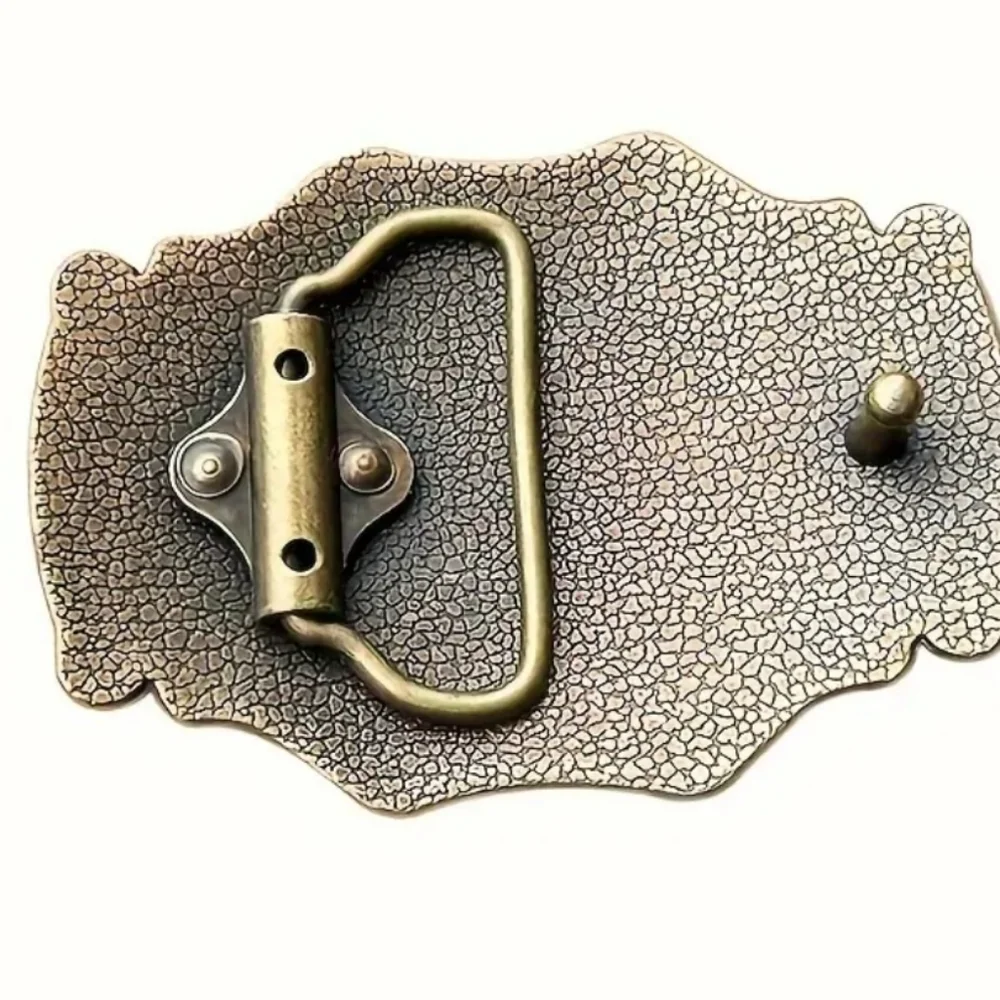 New men's bull rodeo cowboy Western belt buckle
